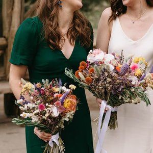 Reformation Green Dress